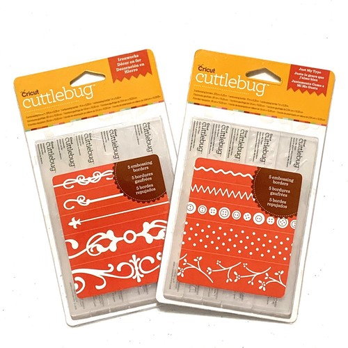 New cricut cuttlebug embossing - cuttlebug,