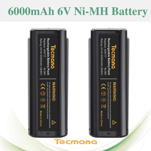 6ah mh batterie - 2x, 6v