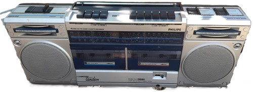 Radio cassette rétro - radio, philips
