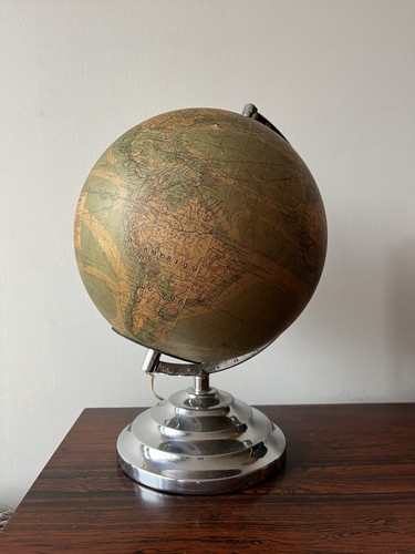 Globe terrestre lumineux - , en