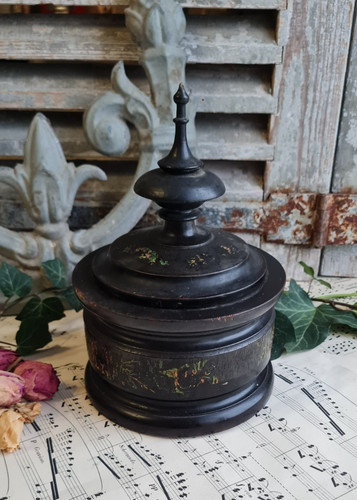 Ancienne boite tabac bois - boite,
