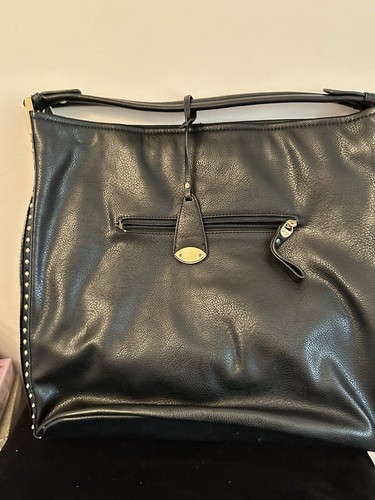 Gussaci leather bag - with, black
