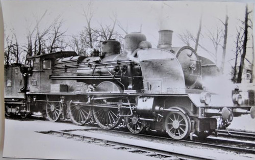 Carte photo cpa train - photo,