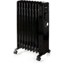 Radiateur à bain d'huile - 2000 W - DOMO - DO7327R - 42,5 x 28 x 64 cm - Noir