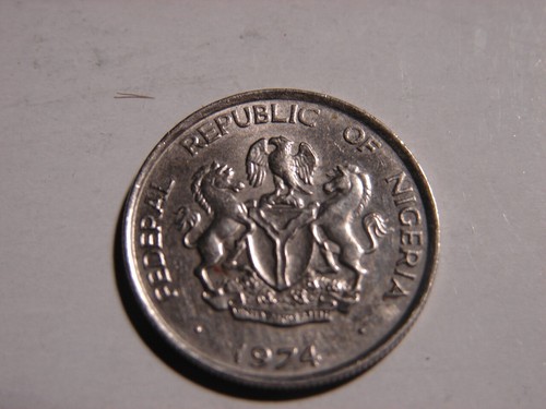 Nigeria kobo 1974 - nigeria., 1974.