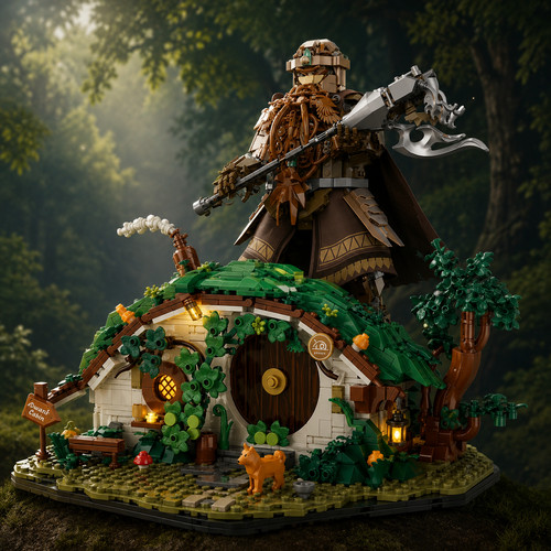 Figurines briques construction - briques,
