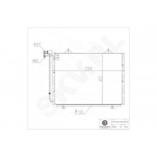 Pour Chrysler Crossfire Roadster 3.2 SRT-6 Mercedes-Benz Condensateur de Clim