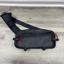 Chrome Industries Kadet Sling 9L Black 17x8x4 Seat Belt Fanny Pack Biking