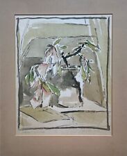 Linogravure Magnolias 1953