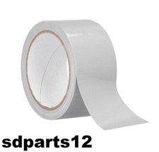 Ruban Toilé Blanc Étanche 20m x 50mm Réparation Tissu Fort Bricolage