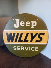 Panneau garage : JEEP WILLYS