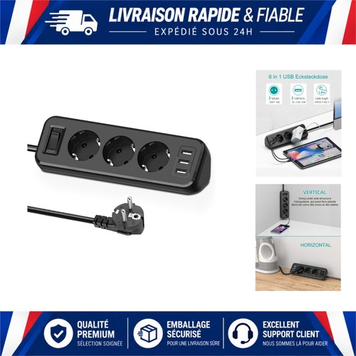 Multiprise prises usb avec - multiprise,