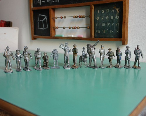 Lot anciens soldats de - anciens,