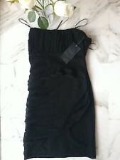 ROBE BUSTIER NOIRE ZARA NEUVE