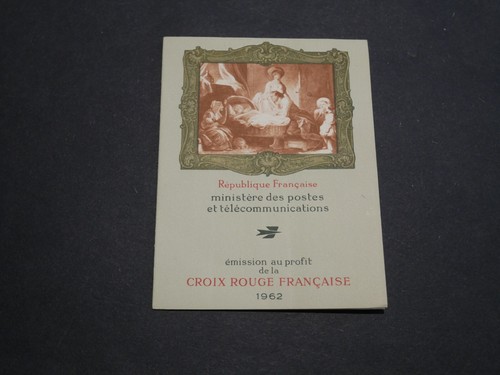 France carnet croix rouge - france, 1962