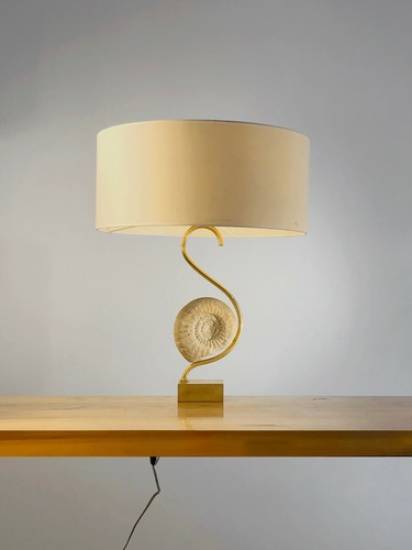 1970 lampe ammonite art deco - lampe,