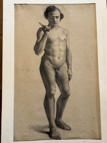 étude masculin du - nu,