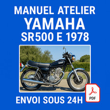 Manuel Atelier Yamaha SR500 E