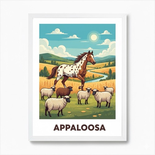 Affiche poster cheval - ,