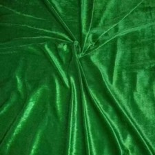 Matière femme velours indien couture solide tissu vert 4 ans