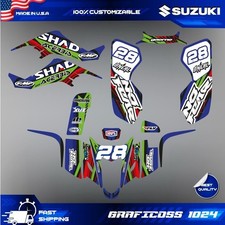 LTZ 400 suzuki wrap graphics stickers kit decals atv quad 2003 - 2008 kfx 400