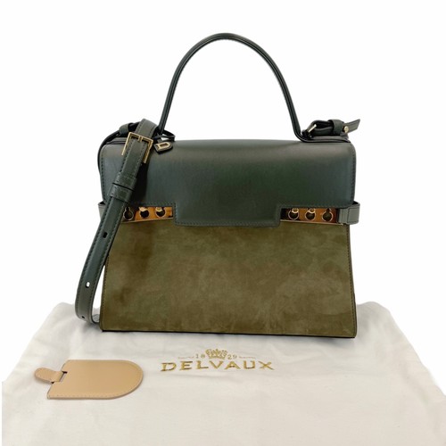 Delvaux tempete medium green - delvaux,