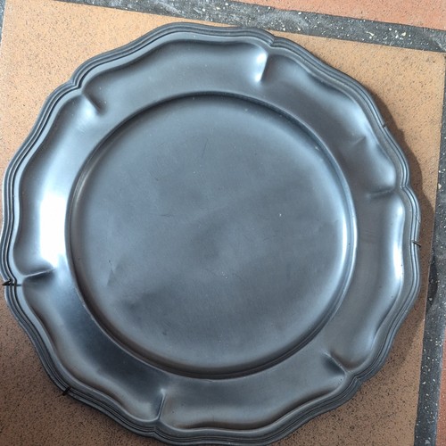 Assiette décorative ronde - , en