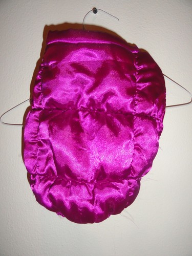 Purple puffy dog coat size - purple, coat-size