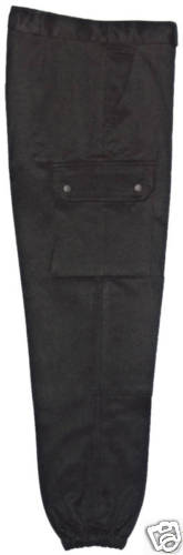 Pantalon treillis noir - treillis, f2
