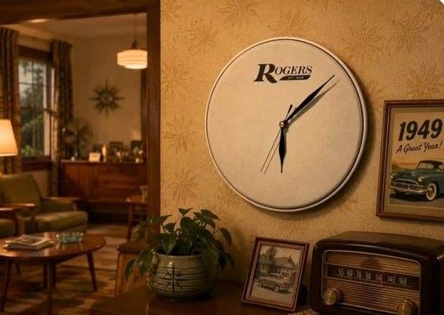 Rogers wall clock - 10",