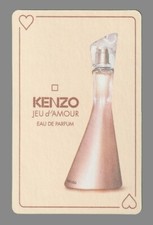 carte publicitaire - advertising card - Jeu D'Amour de Kenzo recto verso