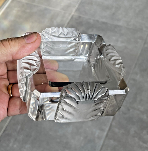 Cendrier cristal lalique - cendrier,