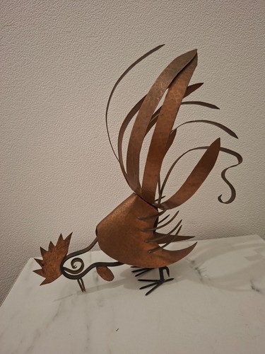 Sculpture moderniste coq - , en