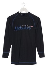 NEBULUS Top à manches longues Dames Haut T EU 38 noir-bleu style décontracté