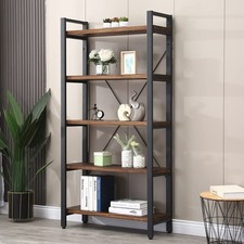 5 Tier Bookcase, Solid Wood