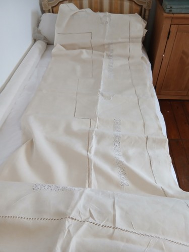 Drap ancien lin fin - drap,