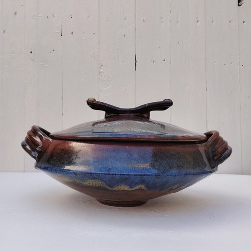 Grand pot couvert grès - couvert,,