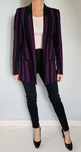 Veste structurée rayures - veste, à