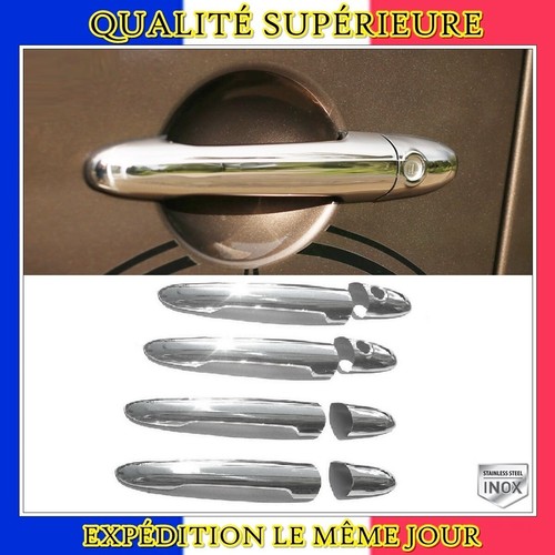 Chrome couvre poignees porte - 4,