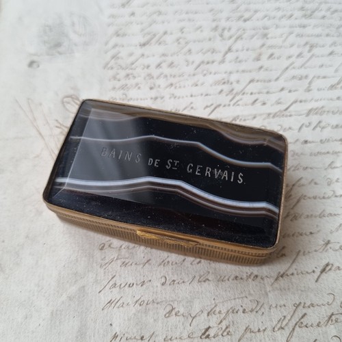 Boite agate xixè souvenir - en,