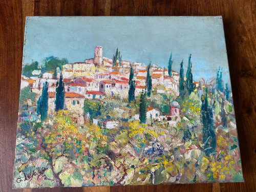 Peinture huile sur - peinture, toile