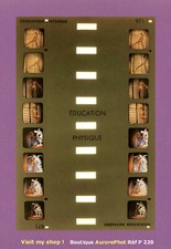 CARTE STÉREO COLORELIEF N° 971, ÉDUCATION PHYSIQUE, FEMMES, ÉROTISME  -P220