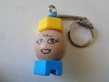 PORTE CLE BOIS ET PLASTIQUE