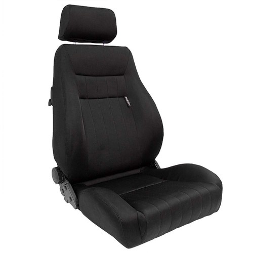 Siège baquet retro noir - ,