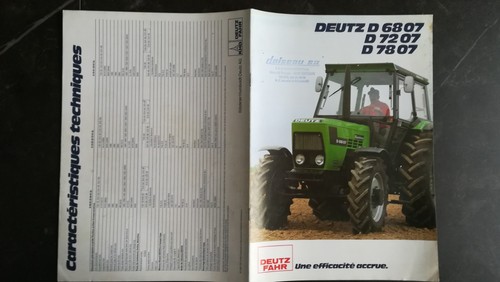 Brochure tracteur deutz - ,