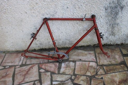 Cadre randonneuse 650b 1950 - cadre,