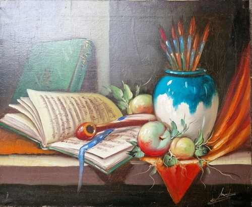 Tableau peinture huile - tableau, nature