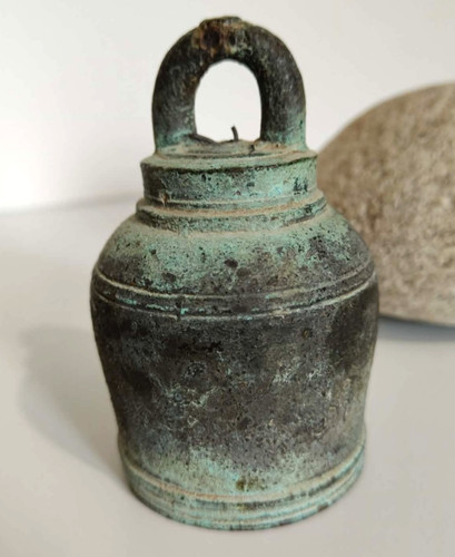 Cloche ancienne métal - cloche, –