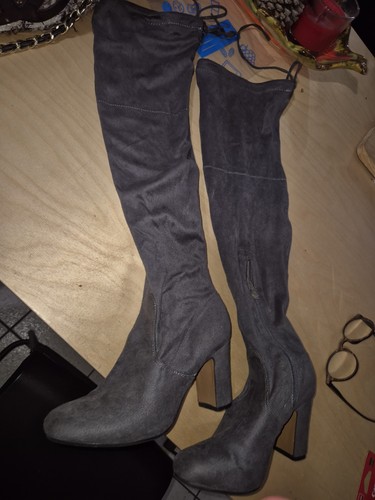 Bottes cuissarde gris - cuissarde,