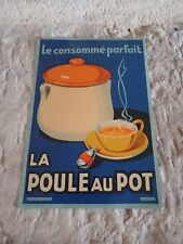 Ancienne affiche publicitaire